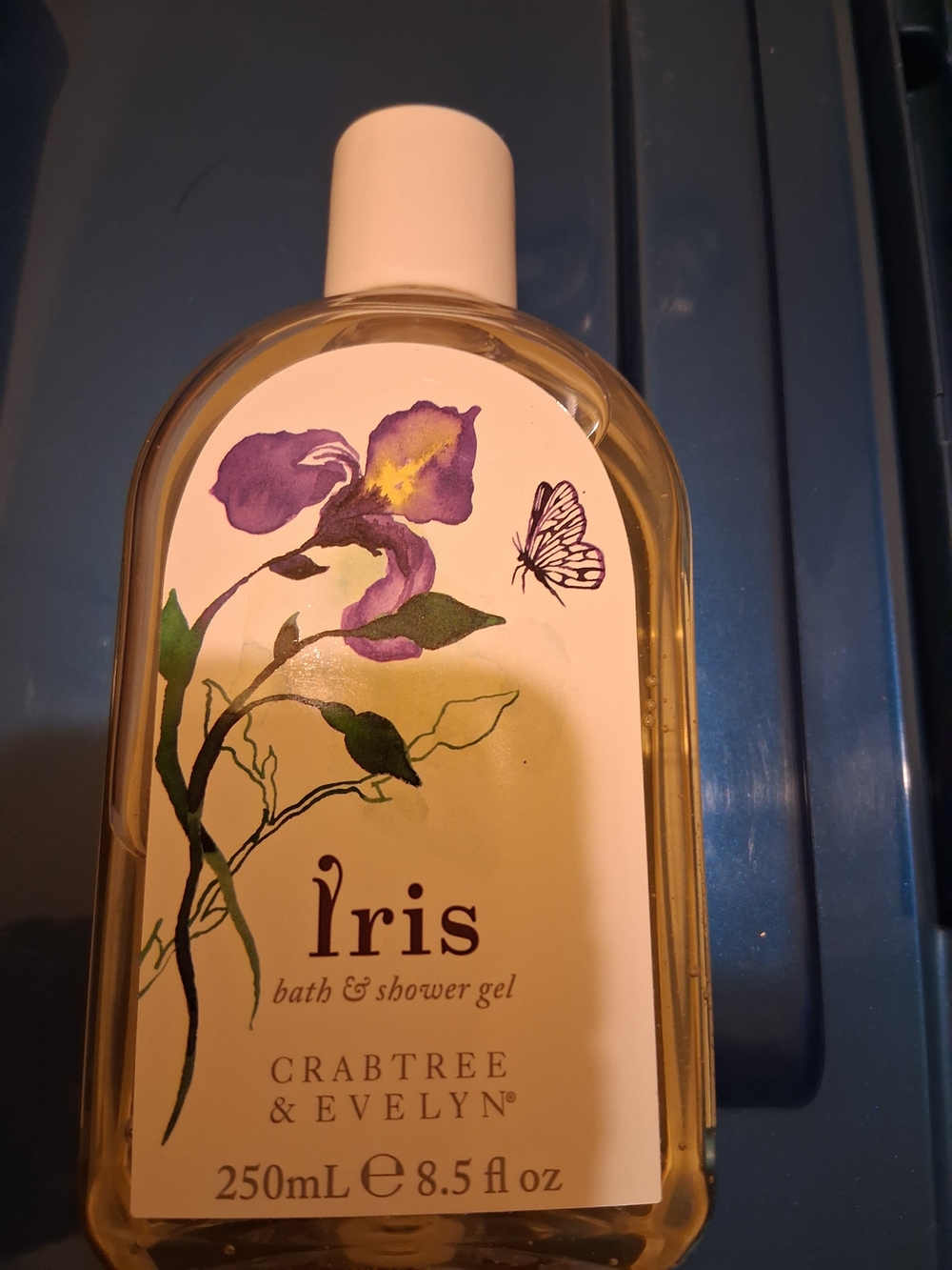 Crabtree & Evelyn Iris Bath & Shower Gel - Purple and Green Accents